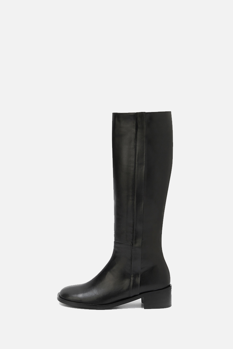 [Exclusive] Out Zipper Tall Boots