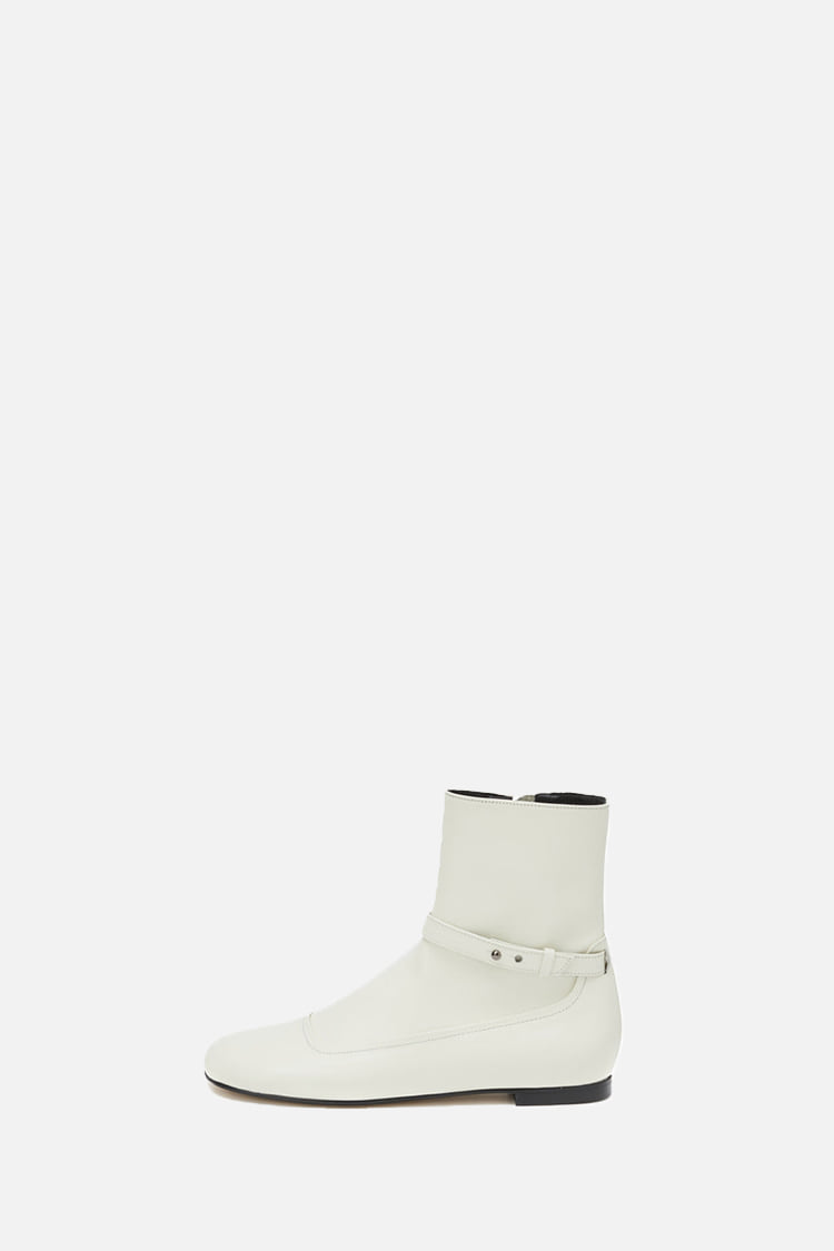 2-in-1 Ankle Boots - cream 2cm
