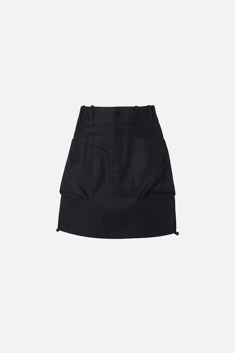 [Pre-order : 4/6 - 4/12] Pocket Skirt - black