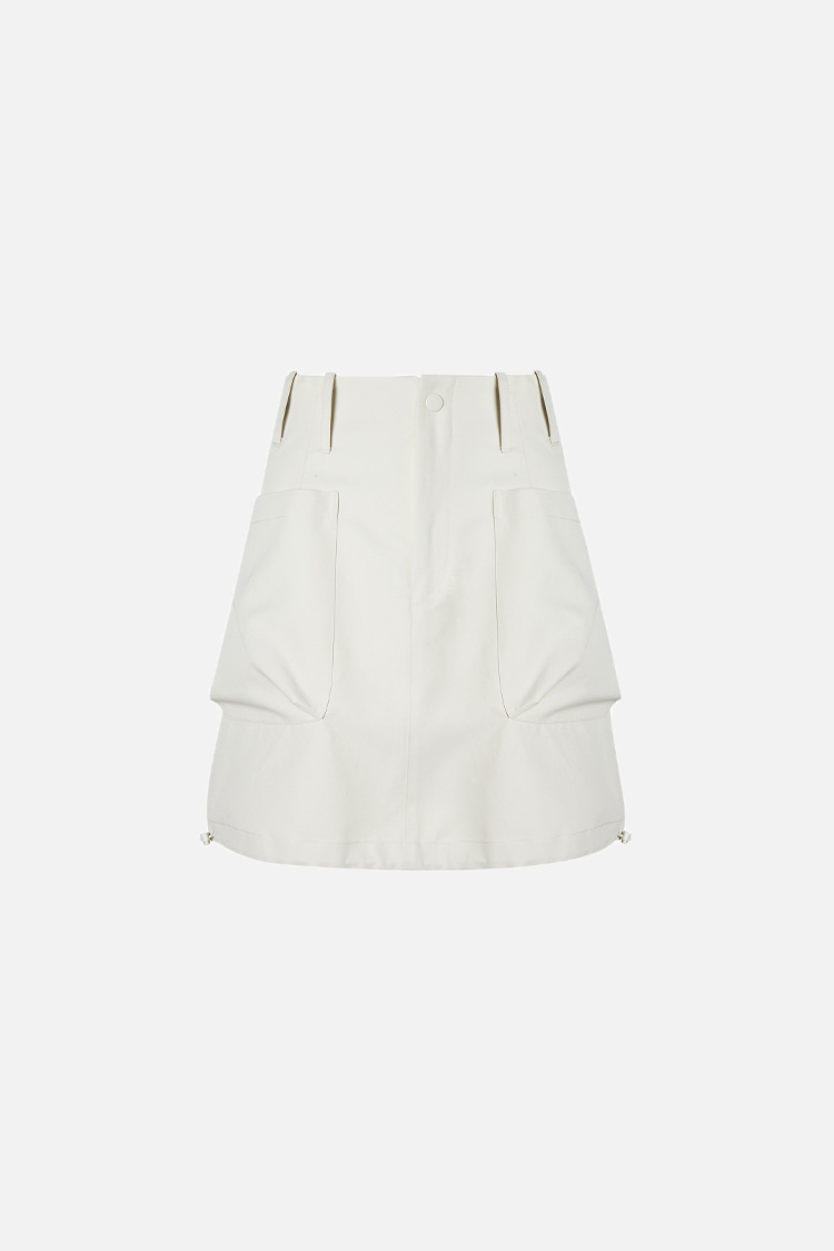 Pocket Skirt - ice beige